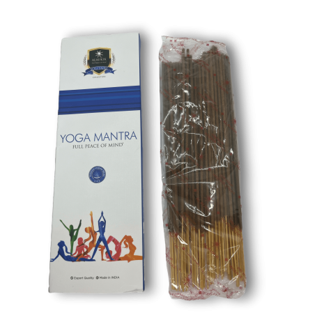 Alaukik Yoga Mantra Incense - Yog Mantra - Large Pack 90gr - 55-65 sticks - Made in India