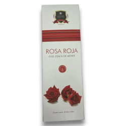 Alaukik Red Rose Räucherstäbchen - Großpackung 90gr - 55-65 Stäbchen - Made in India