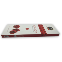 Alaukik Red Rose Räucherstäbchen - Großpackung 90gr - 55-65 Stäbchen - Made in India