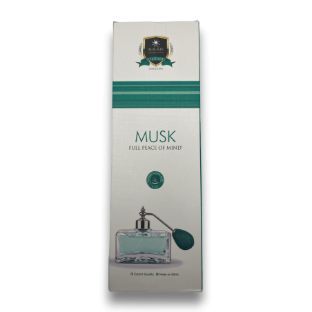 Alaukik Musk Incense - Musk - Large Pack 90gr - 55-65 sticks - Made in India