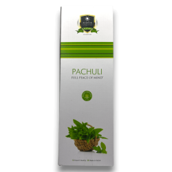 Alaukik Patchouli Räucherstäbchen - Patchouli - Großpackung 90gr - 55-65 Stäbchen - Made in India