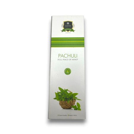 Encens Patchouli Alaukik - Patchouli - Grand Pack 90gr - 55-65 bâtonnets - Fabriqué en Inde