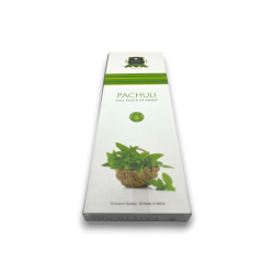 Alaukik Patchouli Räucherstäbchen - Patchouli - Großpackung 90gr - 55-65 Stäbchen - Made in India