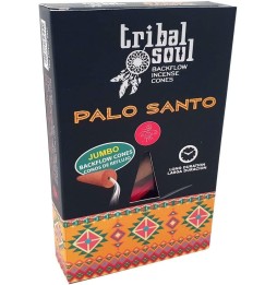Conos de Incienso de Reflujo Tribal Soul - Palo Santo - Blackflow - 1 cajita de 10 conos