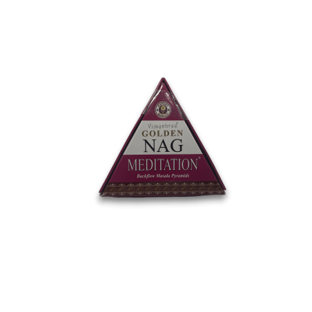 GOLDEN NAG Cones de refluxo de meditação - Cones de incenso Blackflow - 10 cones