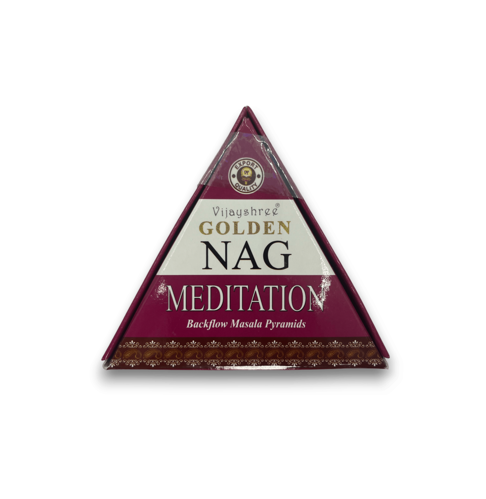 GOLDEN NAG Cons de Reflux Meditació - Cons Encens Blackflow - 10 cons