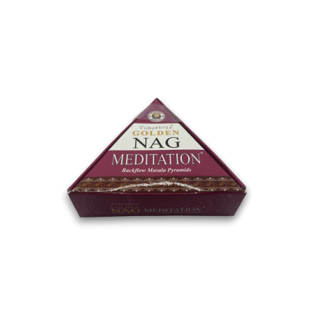 GOLDEN NAG Meditatie Backflow Cones - Blackflow Wierookkegels - 10 kegels