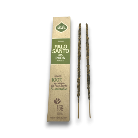 Incenso di Palo Santo con Ruta della Santa Madre - Sahumerio 8 bastoncini spessi