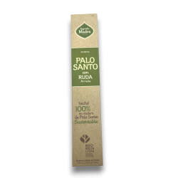 Palo Santo Incense with Rue Sagrada Madre - Sahumerio 8 thick sticks