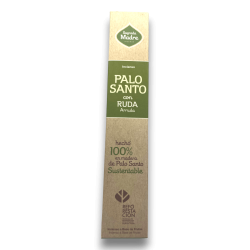 Palo Santo Incense with Rue Sagrada Madre - Sahumerio 8 thick sticks