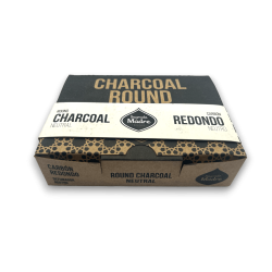 NEUTRAL ROUND CHARCOAL SAGRADA MADRE - 24 units - LITURGICAL CABON - FOR SMOKING, INCENSE STICKS, RESINS, HERBS...