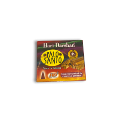 HD Hari Darshan Stick Santo Incense Cones Spiritual Cleansing of Spaces and People - Box of 10 Cones