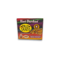 HD Hari Darshan Stick Santo Incense Cones Spiritual Cleansing of Spaces and People - Box of 10 Cones