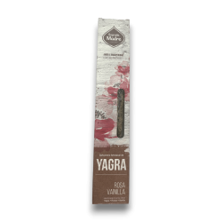 Artisanal Yagra Rose Vanilla Incense Sagrada Madre - 6 Premium Sticks