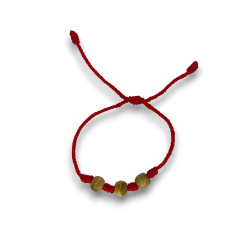 Palo Santo natural bracelet - Red Rope Bracelet with Palo Santo - Sacred Wood