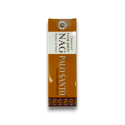 GOLDEN NAG Dhoop Incense Palo Santo - Bastioane Masala Dhoop - 1 pachet de 10 betisoare