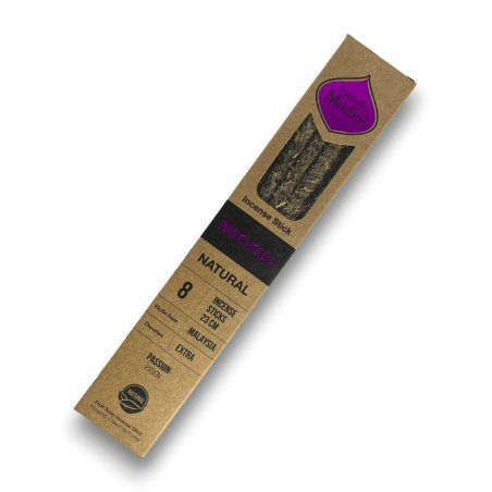 Natural Patchouli Incense Holy Mother Patchouli Passion - Incense 8 thick sticks Organic - Origin Malaysia