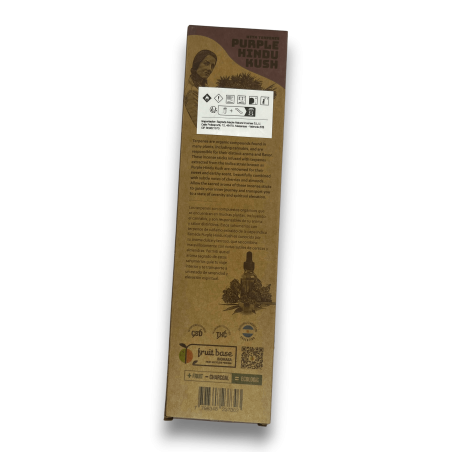 Fioletowe kadzidło Hindu Kush Indica Sacred Mother Cannabis - Ręcznie robione kadzidło 6 grubych pałeczek - Nie zawiera CBD ani