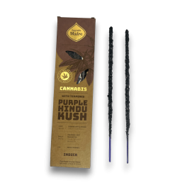 Incienso Cannabis Purple Hindu Kush Indica Sagrada Madre - Incienso Artesanal 6 varillas gruesas - No contiene CBD ni THC