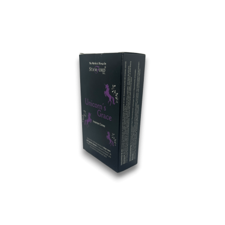 Incense Cones The Grace of the Mystical Unicorn Stamford - The Mythical Range - 1 Box of 12 Aloe Vera cones