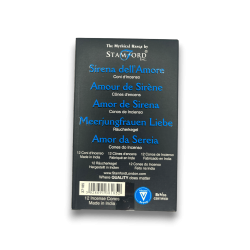 Coni di incenso Stamford Mistico dell'Amore della Sirena - L'Amore della Sirena - 1 Scatola da 12 coni Rosa Bianca e Giglio Fres