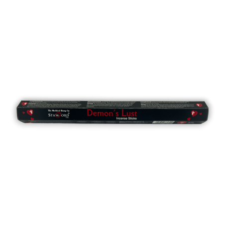 Incenso Stamford Mistico Demon's Lust - Demon's Lust - 1 caixa com 15 paus de canela e cravo