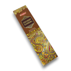 Encens Tridev Sandalo Decent Sandal - Natural Incense Sticks - 10 varetes gruixudes