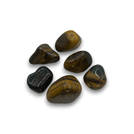 Piedra Ojo de Tigre Grande - Protección y Energía Positiva - Contra el mal de Ojo - Precio por piedra