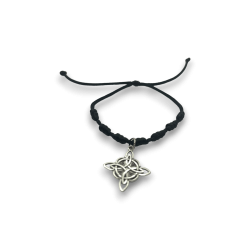 Witch's Knot Bracelet and 7 knots black - HOSTENATURA