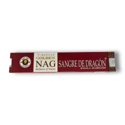 Incenso Sangue de Dragão GOLDEN NAG Sangue de Dragão Masala Agarbathi - 1 embalagem de 15gr.