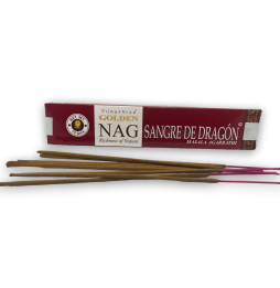 Incienso Sangre de Dragon GOLDEN NAG Dragon Blood Masala Agarbathi - 1 cajetilla de 15gr.