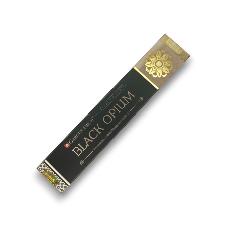 Black Opium Räucherstäbchen GARDEN FRESH - Premium Masala Räucherstäbchen - 15gr.