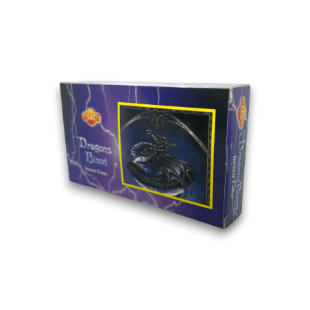 Conos de Incienso Sangre de Dragón SAC Dragons Blood Incense Cones - 1 cajetilla de 10 conos