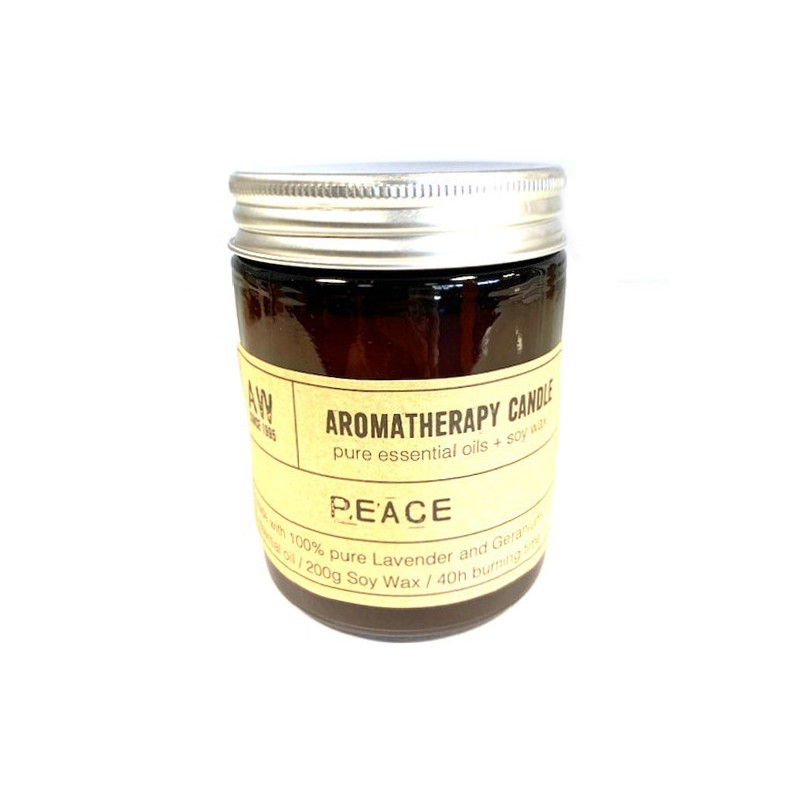 Aromatherapy Candle - Paz-AROMATHERAPY CANDLES WITH SOY WAX-HOSTENATURA