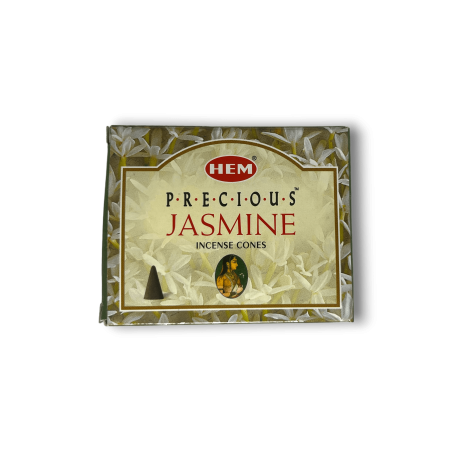 HEM Jaśminowe kadzidełka - Kadzidełka Precious Jasmine - 1 pudełko po 10 szyszek