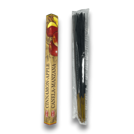 Incenso de Canela e Maçã HEM Canela Maçã - 1 caixa de 20 paus
