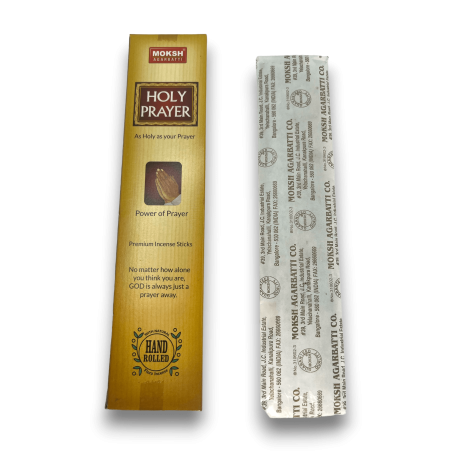 Incienso Holy Prayer MOKSH AGARBATTI Santa Oración - 1 paquete de 15gr.