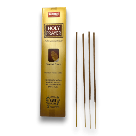 Incienso Holy Prayer MOKSH AGARBATTI Santa Oración - 1 paquete de 15gr.