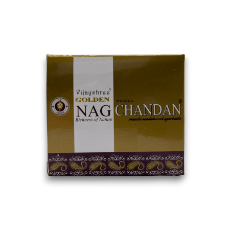 Chandan Incense Cones GOLDEN NAG - Box of 10 cones
