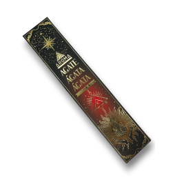 Agate Incense AROMA Smudge Crystal Incense Kit - Incense sticks with minerals - 1 box of 20gr.