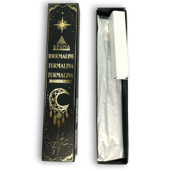 Encens Tourmaline AROMA Smudge Kit Encens Cristal - Bâtonnets d’encens minéraux - 1 boite de 20gr.