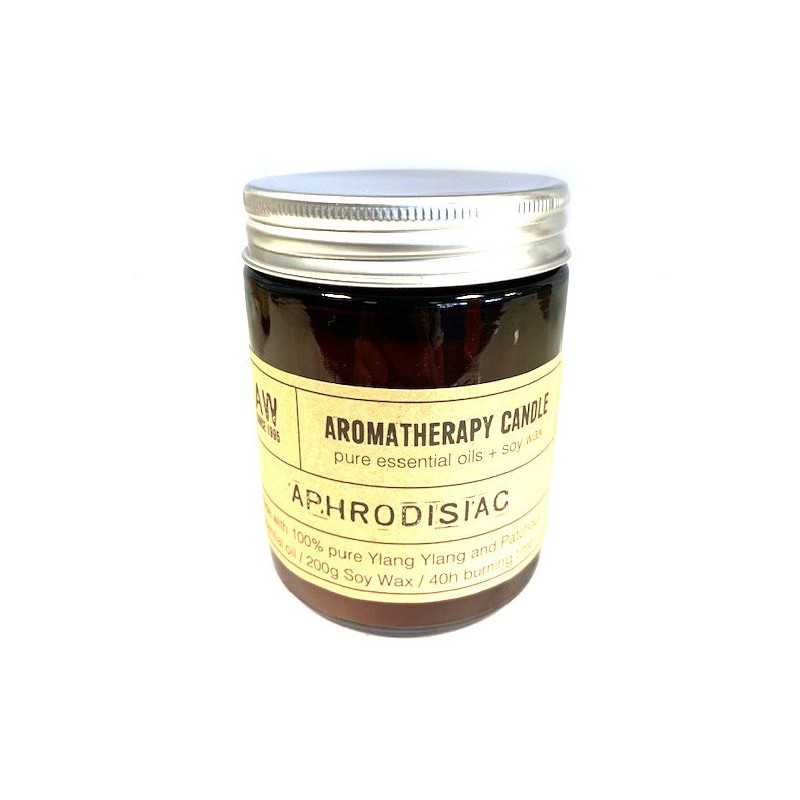 Bougie d’aromathérapie - Aphrodisiaque-BOUGIES D'AROMATHÉRAPIE À LA CIRE DE SOJA-HOSTENATURA