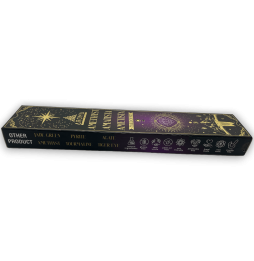 Amethyst Incense AROMA Smudge Crystal Incense Kit - Incense sticks with minerals - 1 box of 20gr.