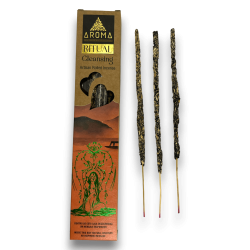 AROMA Ritual Cleansing Ritual Cleansing Incense - 20 gramoko kutxa mezu inspiratzailearekin