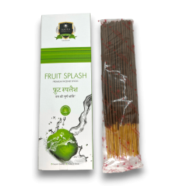 Alaukik Floral Splash Incense - Fruit Splash - Large Package 90gr - 55-65 sticks - Made in India