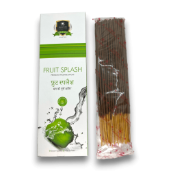 Alaukik Incenso Floral Splash - Fruit Splash - Confezione Grande 90gr - 55-65 bastoncini - Prodotto in India