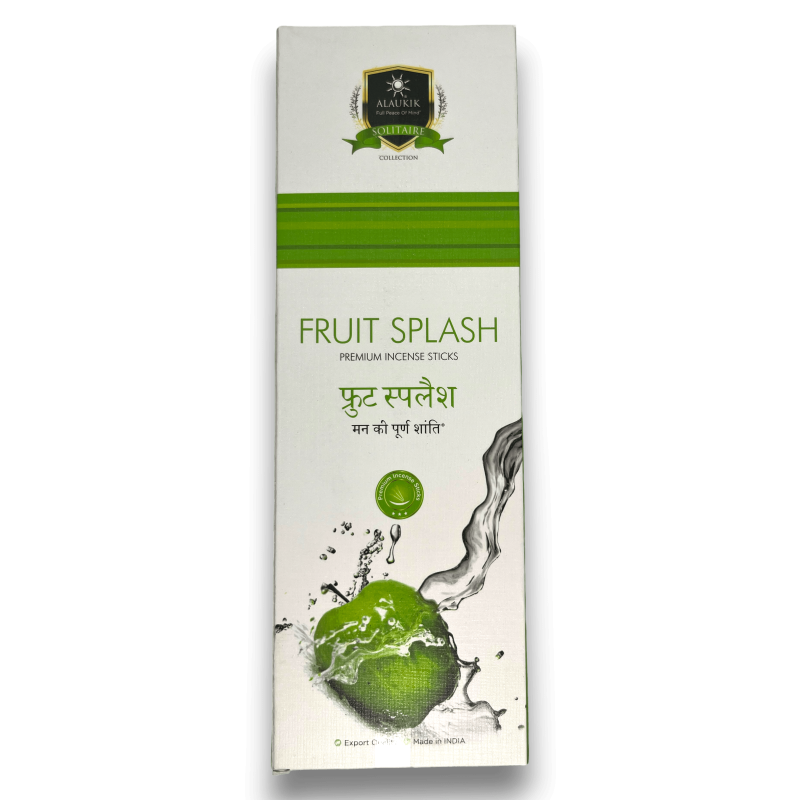 Alaukik Incense Floral Splash - Fruit Splash - Large Pack 90gr - 55-65 sticks - Made in India-ALAUKIK INCENSE-HOSTENATURA