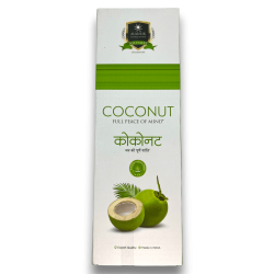 Alaukik Coco Incenso - Cocco - Confezione Grande 90gr - 55-65 bastoncini - Made in India