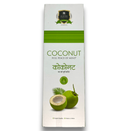 Incenso Alaukik Coco - Coco - Pacote Grande 90gr - 55-65 palitos - Fabricado na Índia