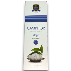 Encens Alaukik Alcanfor - Camphor - Paquet Gran 90gr - 55-65 varetes - Fet a Índia